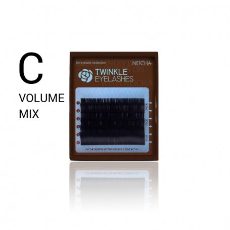 Neicha Twinkle Volume C-curl MINI MIX
