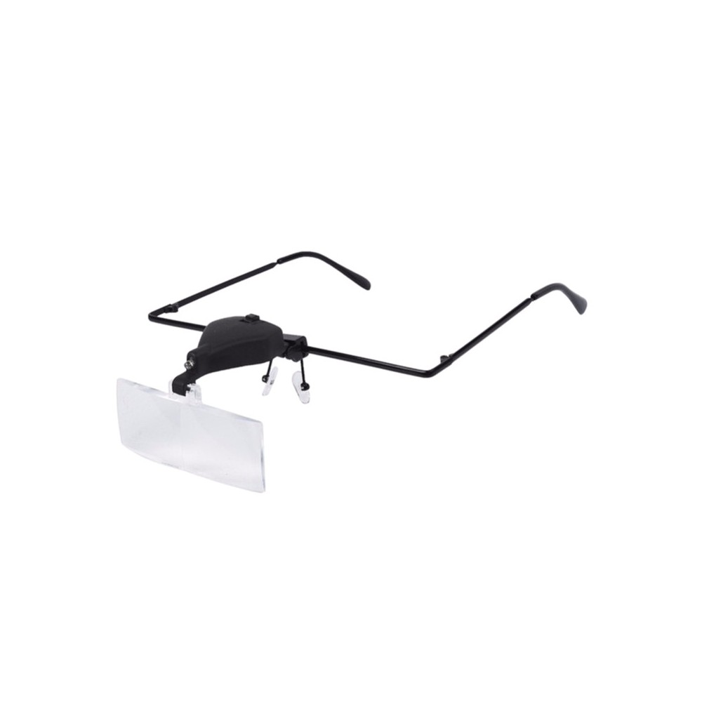 Head magnifying glasses with LED light
