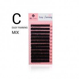 BL Lashes Easy Fanning Feather C-krul MIX