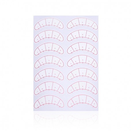 Mylashes Lash Map Stickers