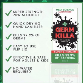 Germ Killa Hand Alcohol Gel 70%