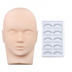 Mannequin Oefenhoofd (incl. oefenwimpers)