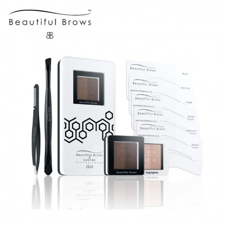 Beautiful Brows Duo Eyebrow Kit - Dark/Chocolate Brown