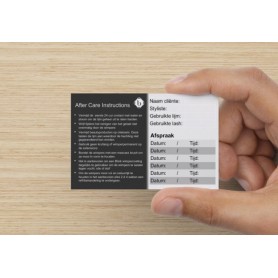BL Lashes Busines / Appointment Cards (25x)