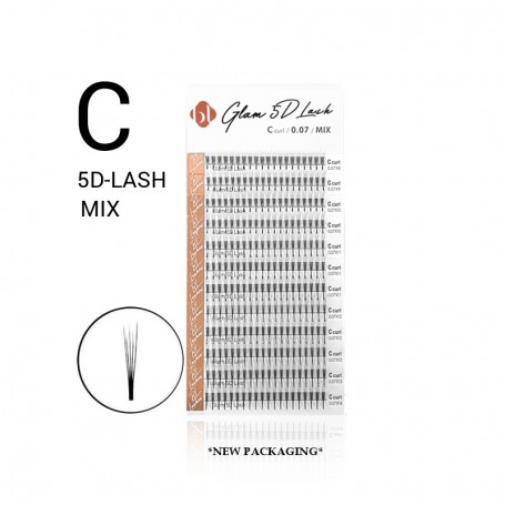 BL Lashes 5D-LASH C-krul MIX